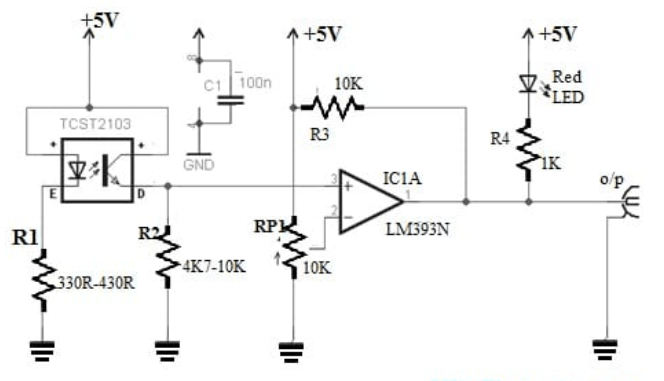 Circuit Diagram of Optical Sensor